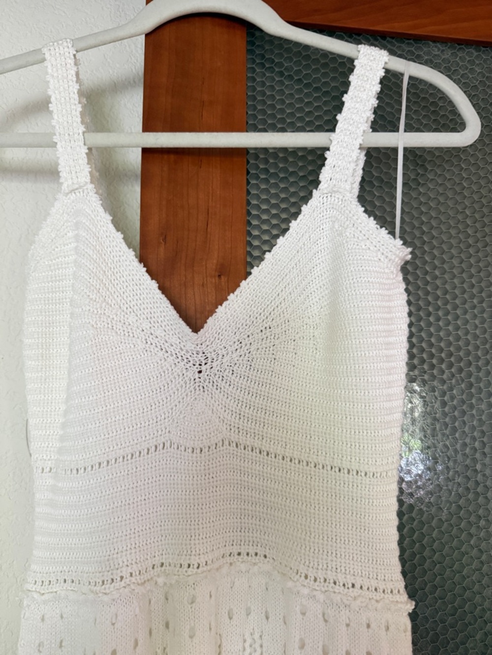 Moon River Ivory Knit Midi Dress - Picture 5 of 6